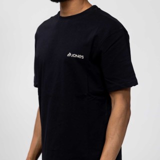 Jones Sierra Organic Cotton Tee in the Stealth Black colorway