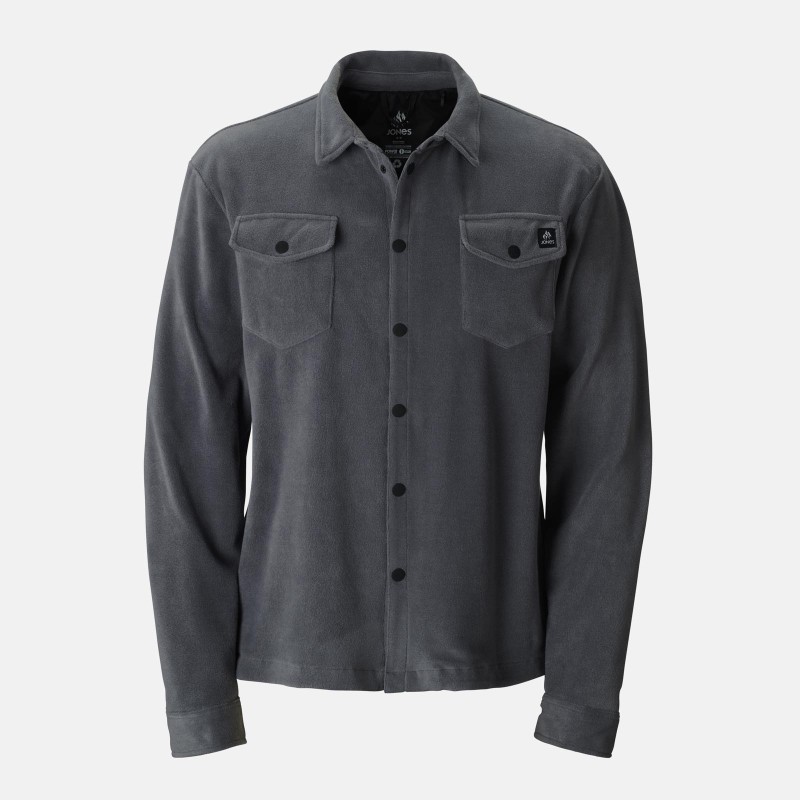 Men's December Recycled Fleece Shirt 2025 - Stone Gray