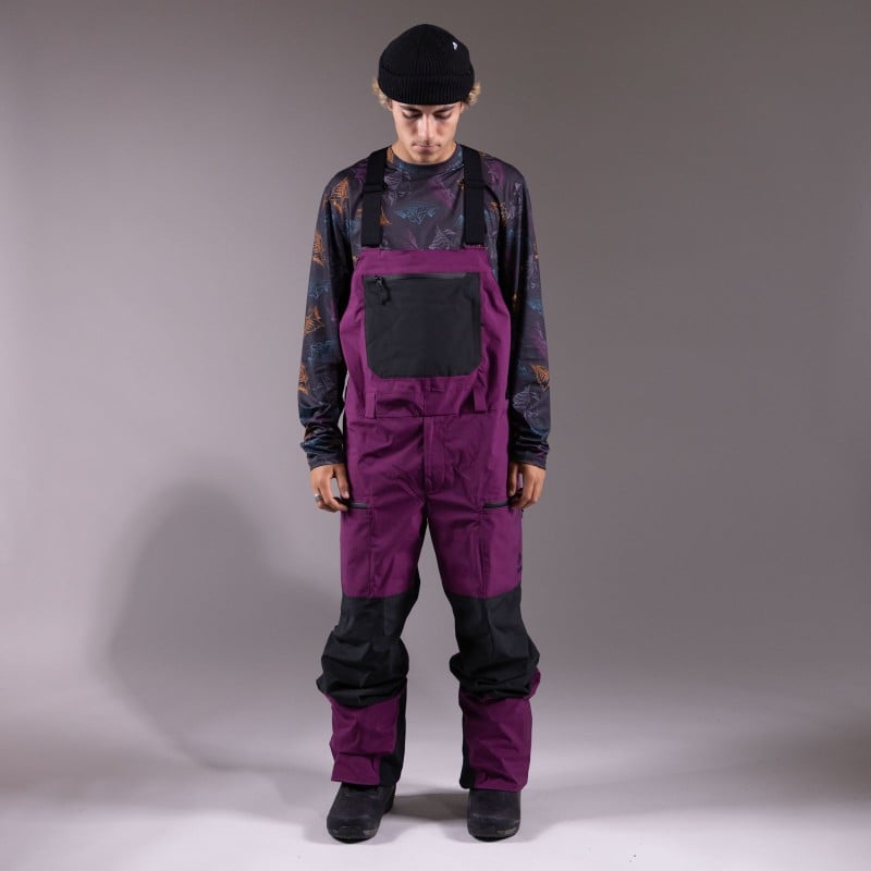 Men's MTN Surf Recycled Bibs 2025 - Deep Purple