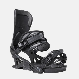 Jones Men's Orion Snowboard Binding 2025 in Eclipse Black colorway - Front view