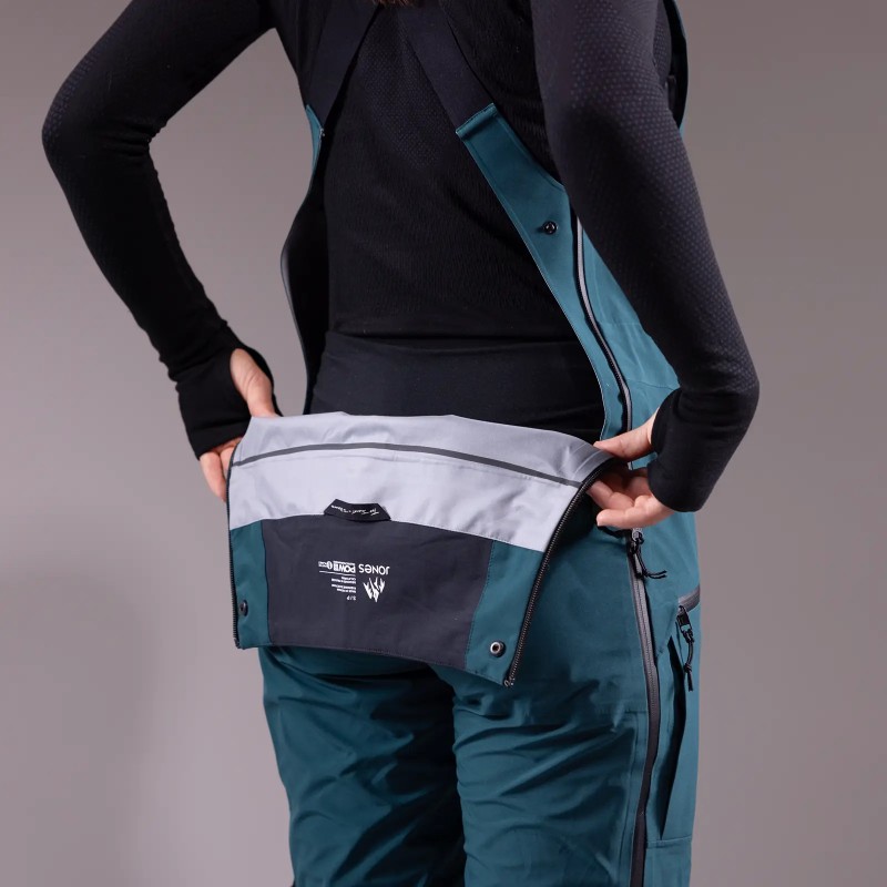 Women's Shralpinist Stretch Recycled Bibs 2025 - Pacific Teal