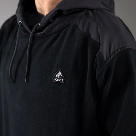 Men's Recycled Fleece Hoodie 2025 - Stealth Black