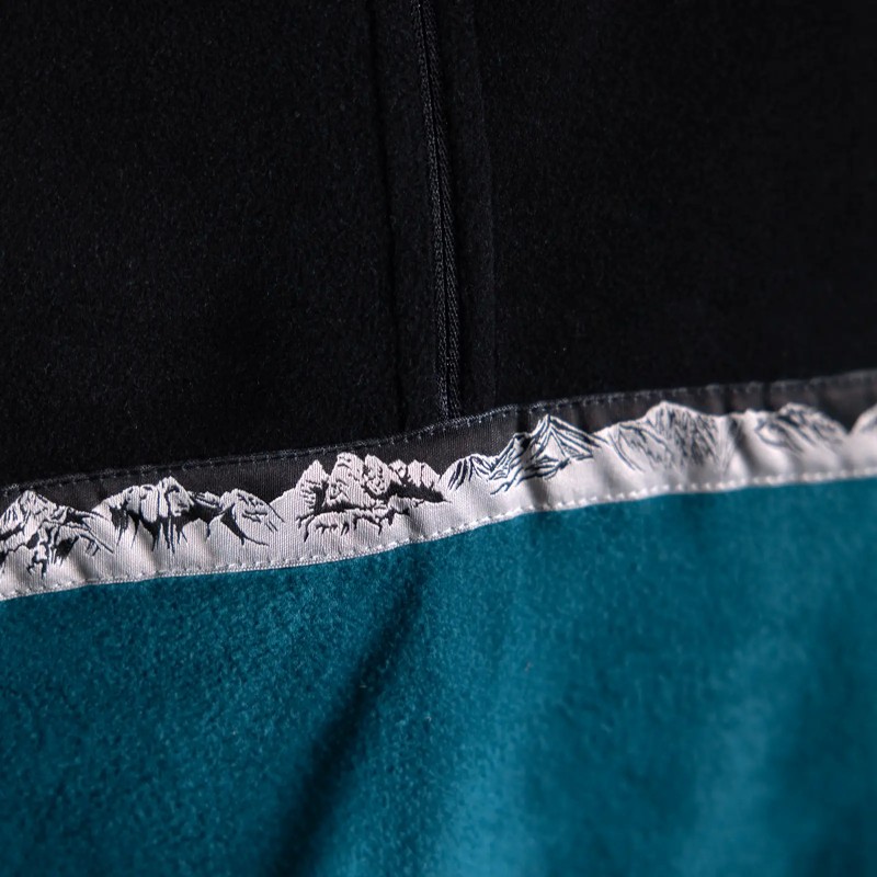 Men's Recycled Fleece Half Zip Pullover 2025 - Pacific Teal