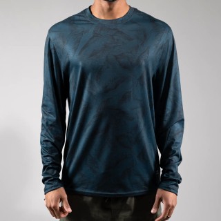 Men's Recycled Long Sleeve Tech Tee 2025 - Pacific Teal