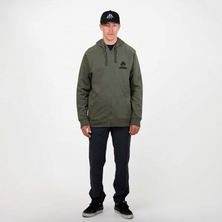 Truckee hoodie zip - black