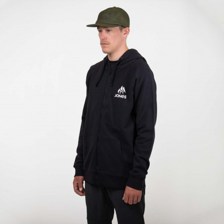 Truckee hoodie zip - black