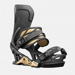 Jones Orion Snowboard Bindings featuring SkateTech, shown in Sierra Tan color, quarter front view