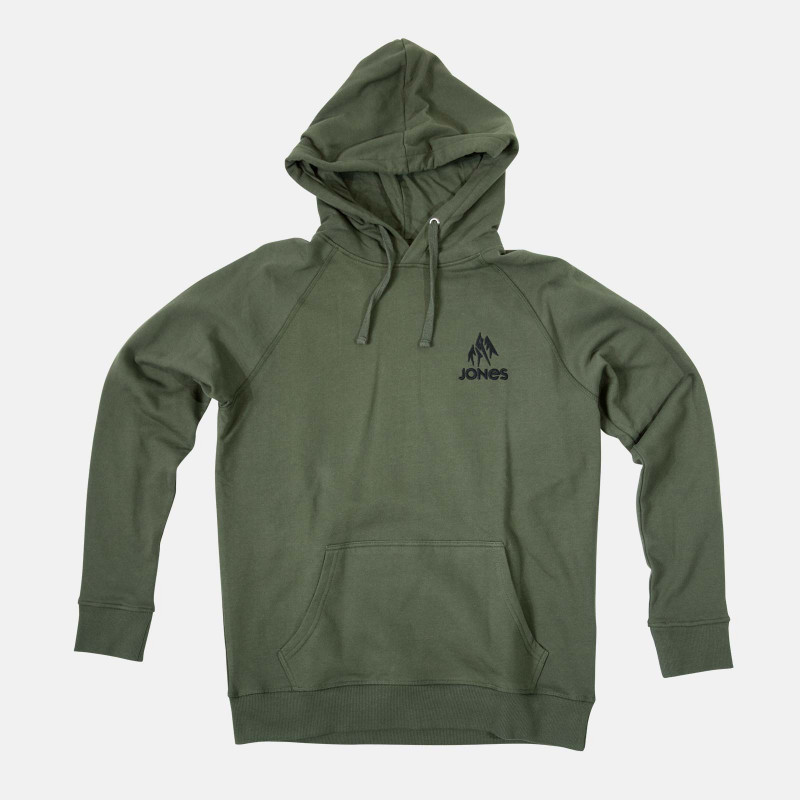 Truckee organic cotton hoodie - Pine Green