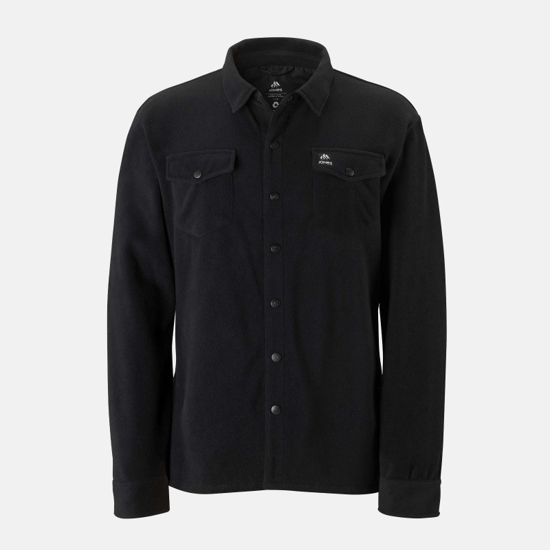 December recycled fleece shirt - Black