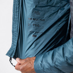 The first puffy in the world made with 100% recycled fabrics and 100% upcycled 750-fill down.
