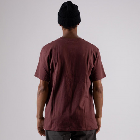 Mountain Journey organic cotton tee - vulcan red