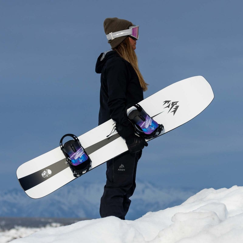 Jones Women's Mind Expander Snowboard in field photography