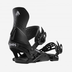 Jones Women's Aurora Binding 2024 in the Eclipse Black colorway - Back view