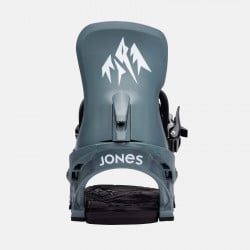 Jones Women's Equinox Snowboard Binding 2024 in the Dawn Blue colorway - Highback view